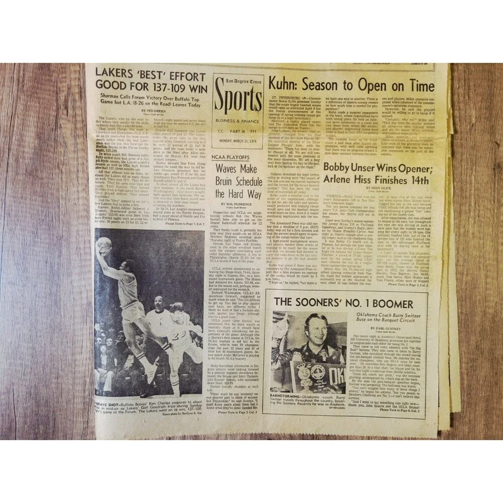 1976 Mar 15: LA Times Jockey Bill Shoemaker Gets 7,000th Win! Horse Racing